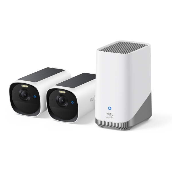 eufyCam E40 Outdoor Wireless Solar Security Camera Kit-0
