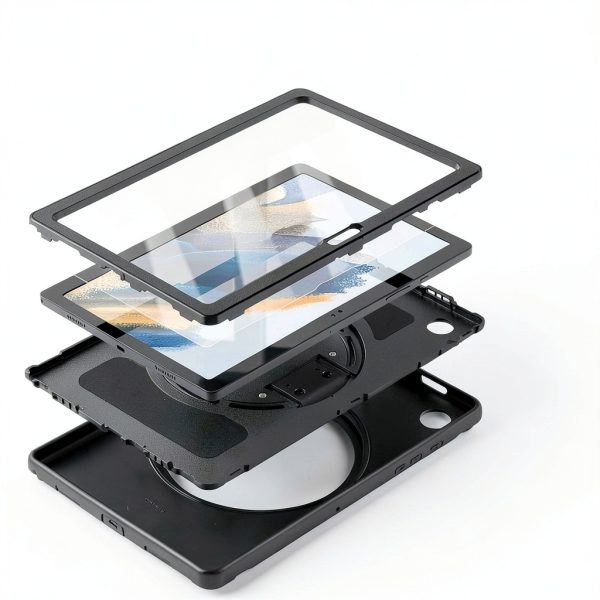 SaharaCase Galaxy Tab A8 Case with Kickstand Hand Strap-8