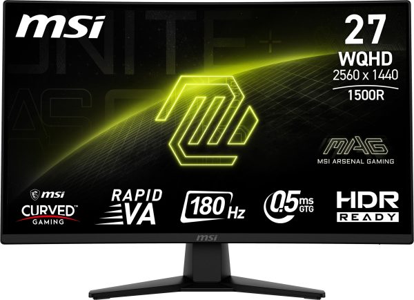 MSI Gaming Monitor 27 Inch Curved 180Hz 0.5ms HDR-0