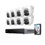 eufy PoE NVR E41 8x4K Turret Cams Color Night Vision-0