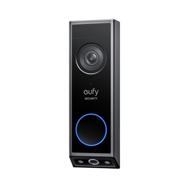 eufy Smart Wi Fi E340 2K Video Doorbell Dual Cameras Black-1