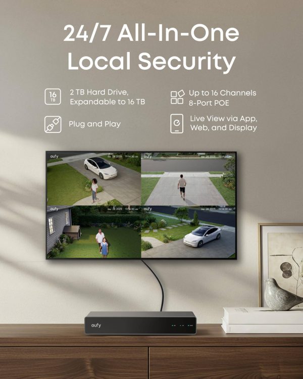 eufy PoE NVR Security System 4K Cameras AI Tracking-3