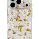 MagSafe Phone Case Reflective Gold Accents Crystal-0