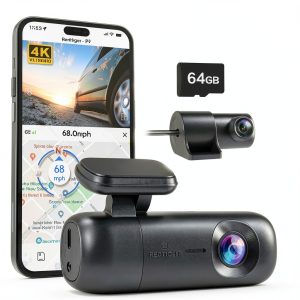 REDTIGER 4K Front Rear Dash Cam GPS WiFi Car Safety-0
