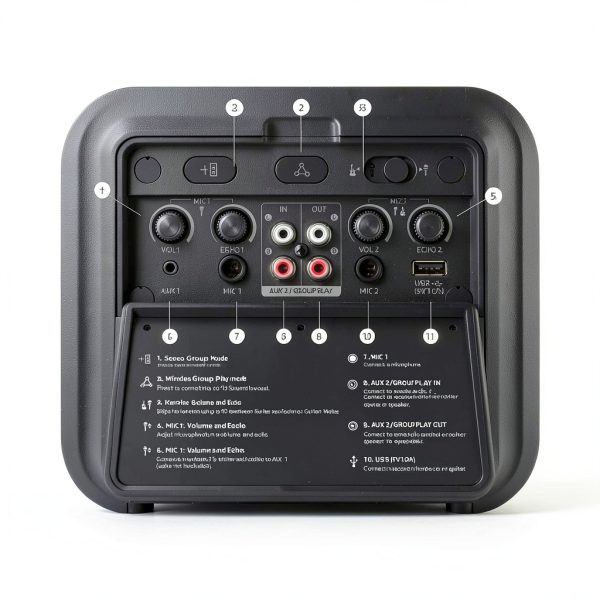 Samsung Sound Tower Party Speaker with Lights and Bass Modes-4