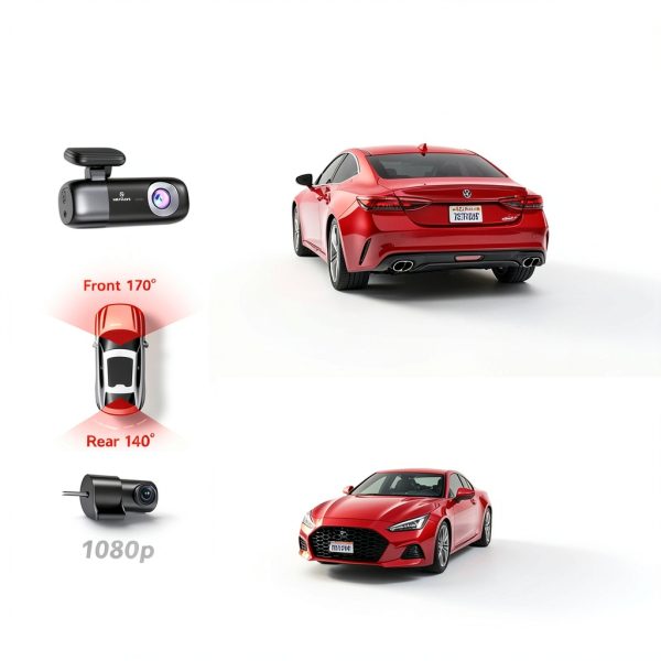 REDTIGER 4K Front Rear Dash Cam GPS WiFi Car Safety-2