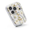 MagSafe Phone Case Reflective Gold Accents Crystal-3