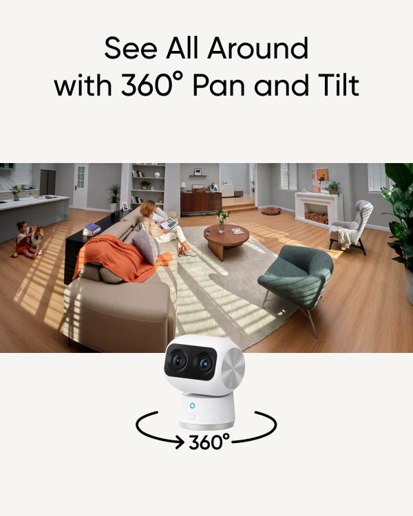 Eufy S350 Indoor 4K PTZ Security Camera Dual Lens-5
