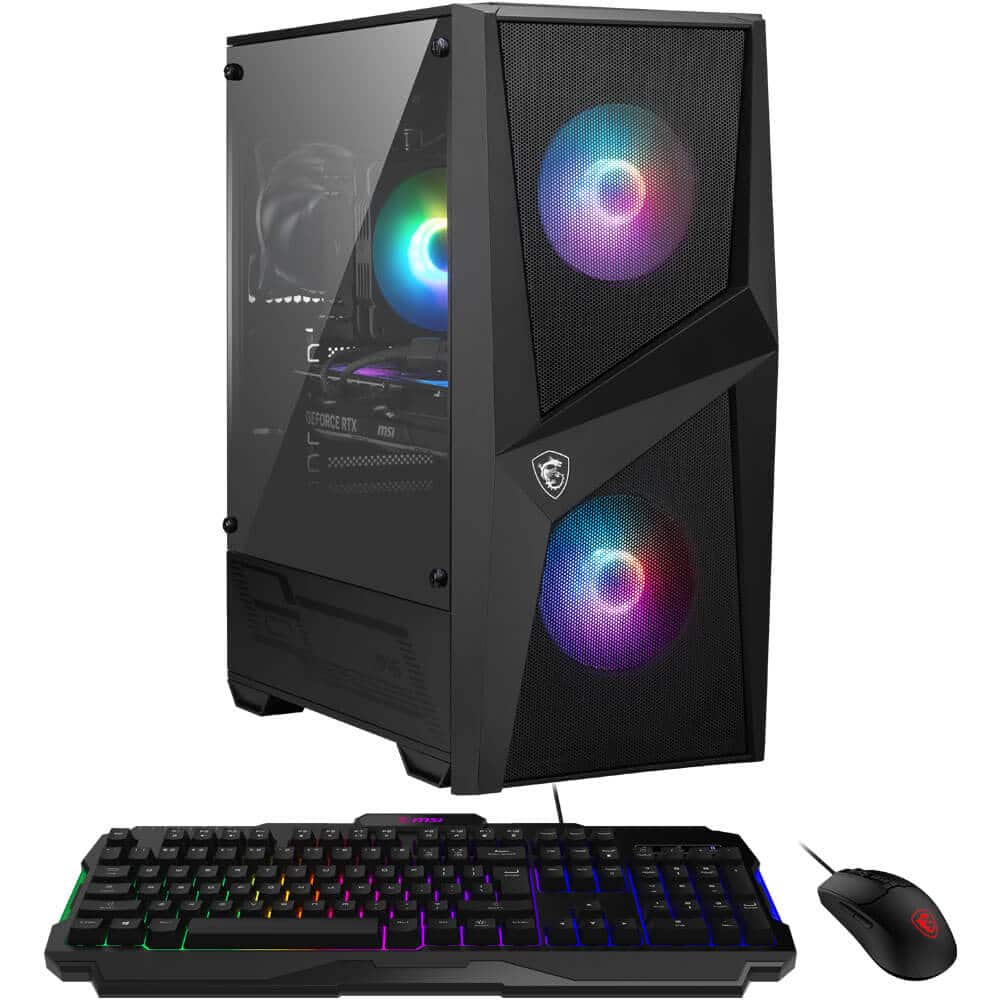 MSI Codex Z2 Gaming Desktop showing sleek design and internal components