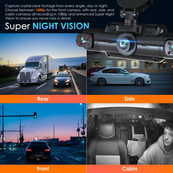 Rexing L4 4 Channel Dash Cam 1080p Wi Fi Parking Mode-5