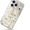 MagSafe Phone Case Reflective Gold Accents Crystal-1