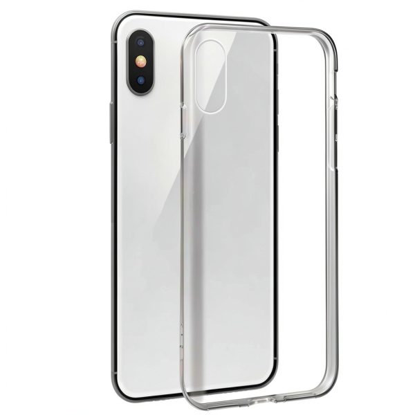 Qixxronics iPhone XS Clear Shockproof Case Protective Cover-3