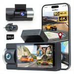 WOLFBOX 4K 3 Channel Dash Cam WiFi GPS Night Vision-0