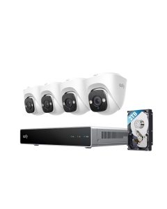 Eufy PoE NVR E41 4K Turret Cam Security System Color Night-0
