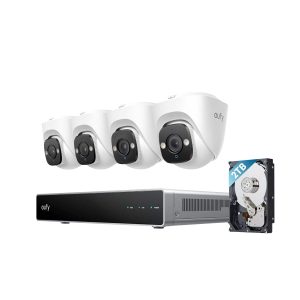 Eufy PoE NVR E41 4K Turret Cam Security System Color Night-0
