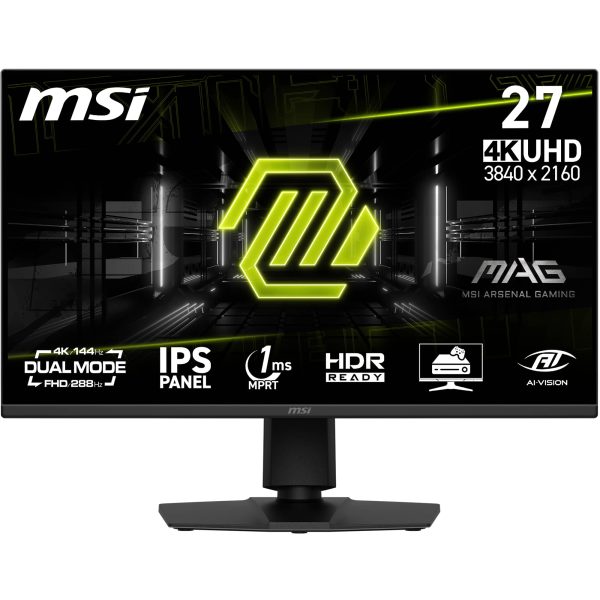 MSI MAG 275UPD Gaming Monitor UHD 144Hz FHD 288Hz-0