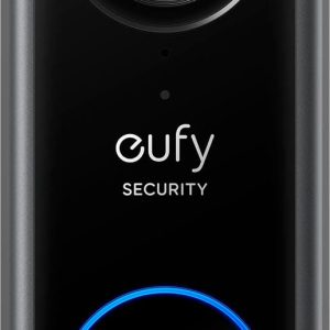 eufy Smart Wi Fi E340 2K Video Doorbell Dual Cameras Black-0