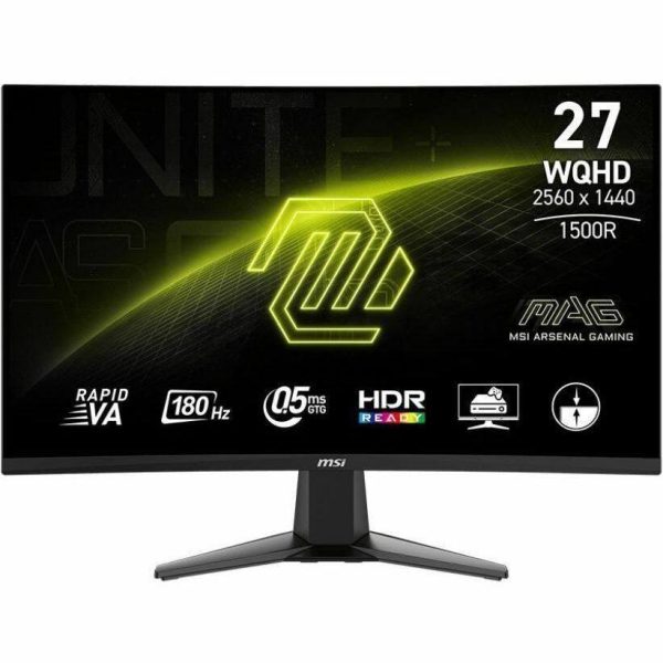 MSI MAG 27CQ6F 27 Inch WQHD Curved Gaming Monitor-4