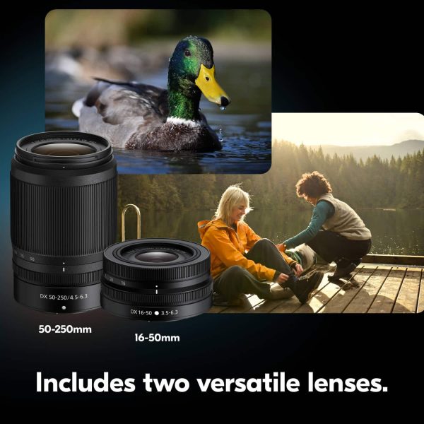 Nikon Z50II Mirrorless Camera Two Lens Kit Black-12
